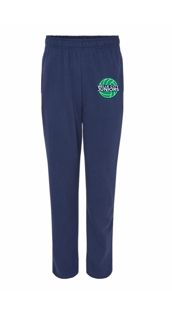 Open Bottom Unisex Sweatpants
