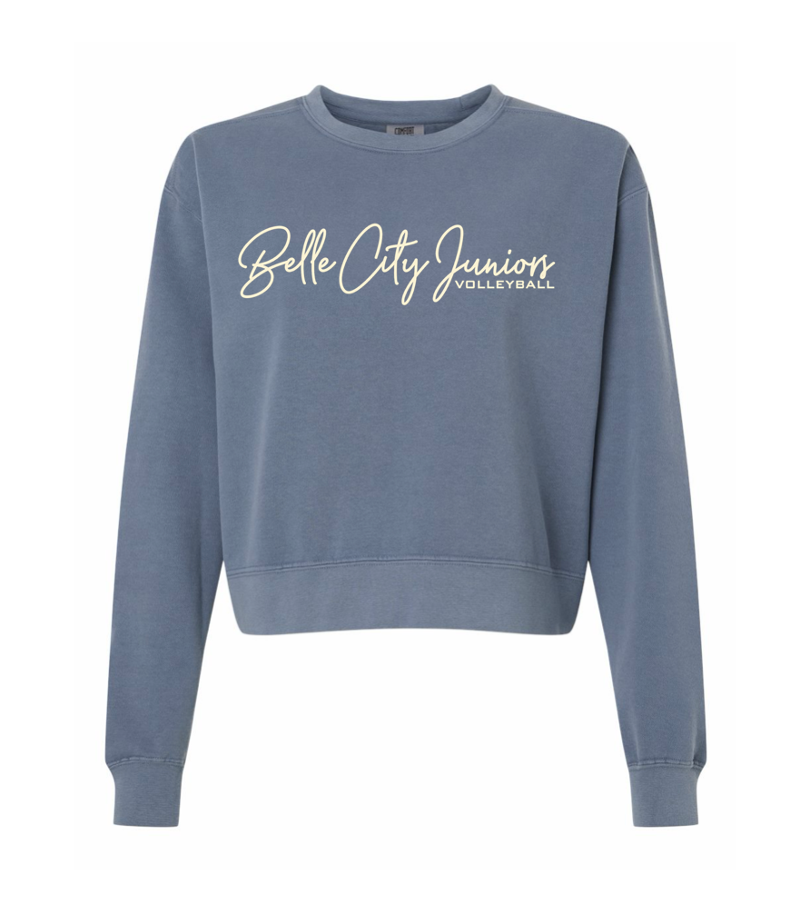 Women's Garment Dyed Mid length Crew